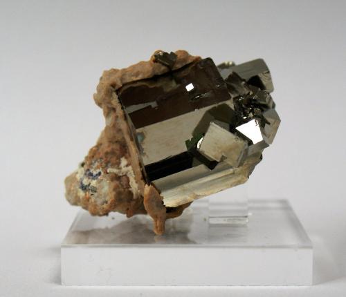 Pyrite<br />Shangbao Mine, Leiyang, Hengyang Prefecture, Hunan Province, China<br />65mm x 45mm x 45mm<br /> (Author: Philippe Durand)