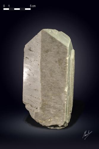 Microcline<br />Shengus (Shingus), Roundu District, Gilgit-Baltistan (Northern Areas), Pakistan<br />200 x 85 mm<br /> (Author: Manuel Mesa)