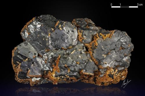 Galena con Esfalerita y Siderita<br />Turt Mine, Turt, Negresti-Oas, Oas Mountains, Satu Mare, Romania<br />142 x 84 mm<br /> (Autor: Manuel Mesa)