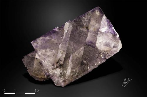 Fluorite<br />Annabel Lee Mine, Harris Creek Sub-District, Hardin County, Illinois, USA<br />95 x 55 mm<br /> (Author: Manuel Mesa)