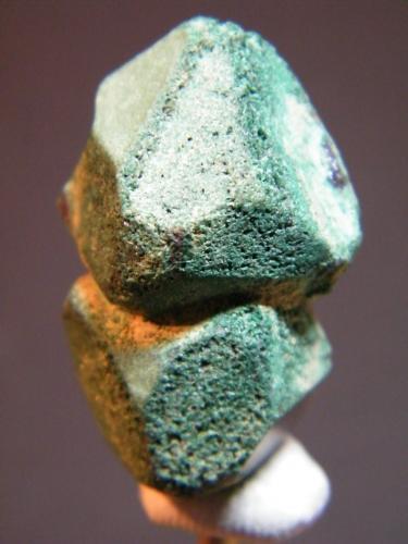 Malachite after Cuprite<br />Tsumeb Mine, Tsumeb, Otjikoto Region, Namibia<br />19mm x 31mm<br /> (Author: Heimo Hellwig)