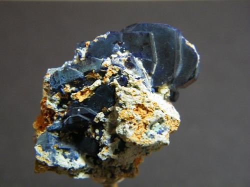 Azurite<br />Tsumeb Mine, Tsumeb, Otjikoto Region, Namibia<br />26mm x 38mm<br /> (Author: Heimo Hellwig)