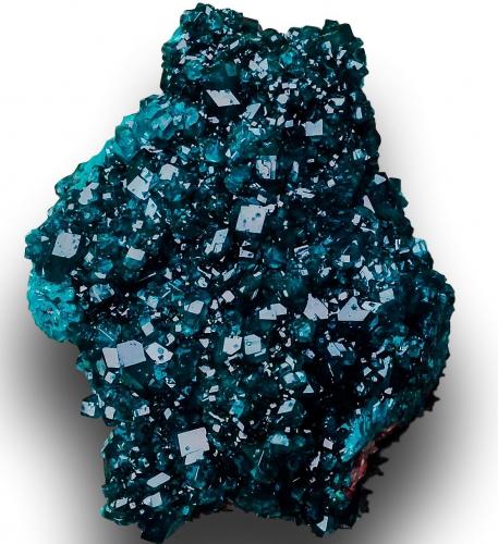 Dioptase<br />Tsumeb Mine, Tsumeb, Otjikoto Region, Namibia<br />6.5 cm<br /> (Author: Nunzio)