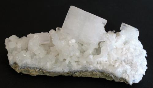 Fluorapophyllite-(K)<br />Pashan Hills, Khadakwasla Dam, Pashan, Pune District (Poonah District), Maharashtra, India<br />120mm x 50mm x 40mm<br /> (Author: Philippe Durand)