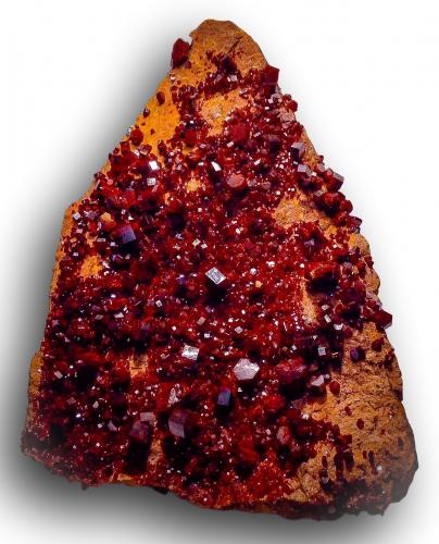 Vanadinite<br />ACF Mine area, Mibladen mining district, Mibladen, Midelt, Midelt Province, Drâa-Tafilalet Region, Morocco<br />19 cm<br /> (Author: Nunzio)