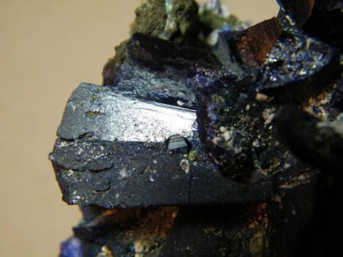 Azurite<br />Tsumeb Mine, Tsumeb, Otjikoto Region, Namibia<br />90mm x 80mm x 55mm<br /> (Author: Heimo Hellwig)