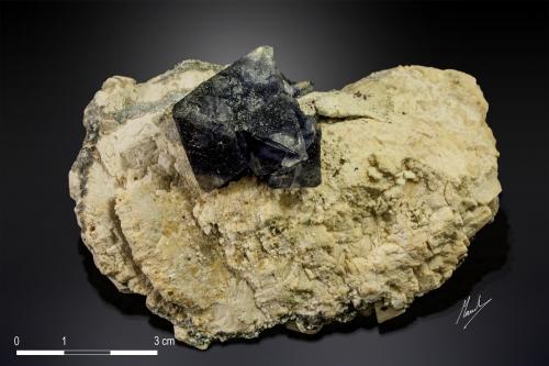 Fluorite<br />Wushan Spessartine prospects, Tongbei, Yunxiao, Zhangzhou Prefecture, Fujian Province, China<br />92 X 61 mm<br /> (Author: Manuel Mesa)