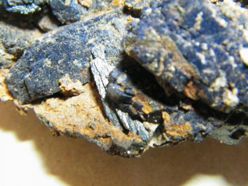 Azurite<br />Tsumeb Mine, Tsumeb, Otjikoto Region, Namibia<br />100mm x 75mm x 40mm<br /> (Author: Heimo Hellwig)