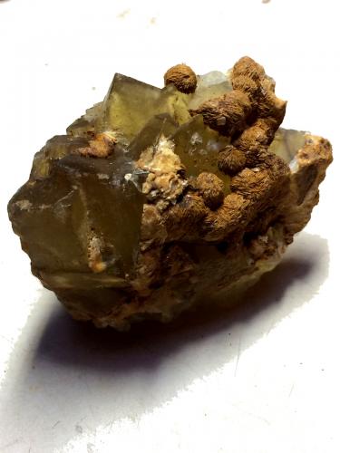 Fluorita<br />Ulldemolins, Comarca Priorat, Tarragona, Cataluña / Catalunya, España<br />7x6cm<br /> (Autor: Obsi)