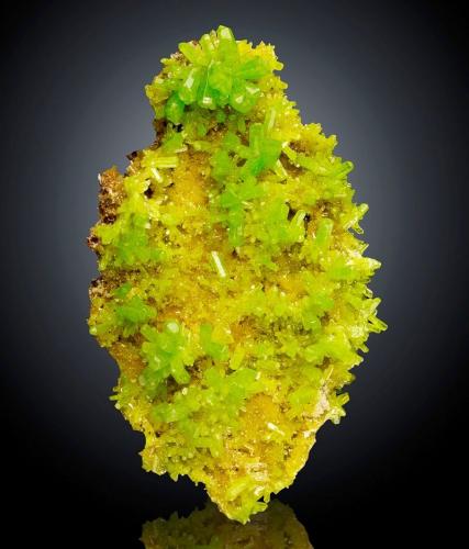 Pyromorphite<br />Mina Daoping, Gongcheng, Prefectura Guilin, Región Autónoma Guangxi Zhuang, China<br />10 cm<br /> (Author: Nunzio)