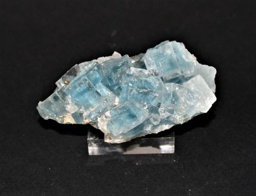 Fluorite and Quartz<br />Le Burc Mine, Alban-Le Fraysse area, Tarn, Occitanie, France<br />60mm x 35mm x 25mm<br /> (Author: Philippe Durand)