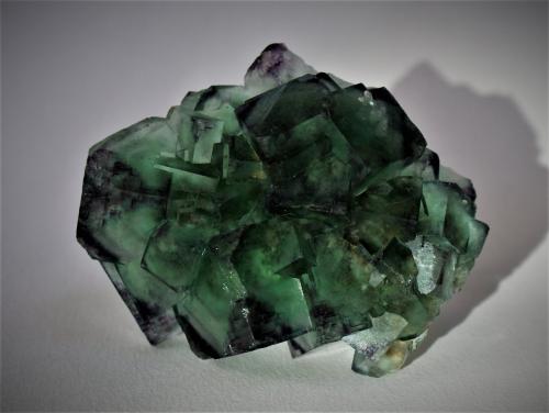 Fluorite<br />Okorusu Mine, Otjiwarongo District, Otjozondjupa Region, Namibia<br />75mm x 60mm x 25mm<br /> (Author: Philippe Durand)