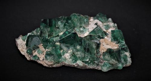 Fluorite<br />Rogerley Mine, Frosterley, Weardale, North Pennines Orefield, County Durham, England / United Kingdom<br />100mm  x 55mm x 40mm<br /> (Author: Philippe Durand)