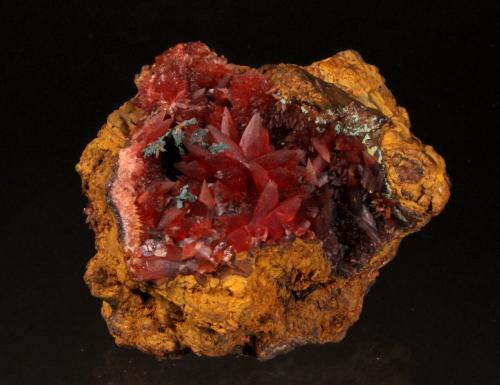 Rhodochrosite, Copper<br />Wolf Mine, Herdorf, Siegerland, Rhineland-Palatinate/Rheinland-Pfalz, Germany<br />45 mm x 50 mm x 27 mm<br /> (Author: Don Lum)