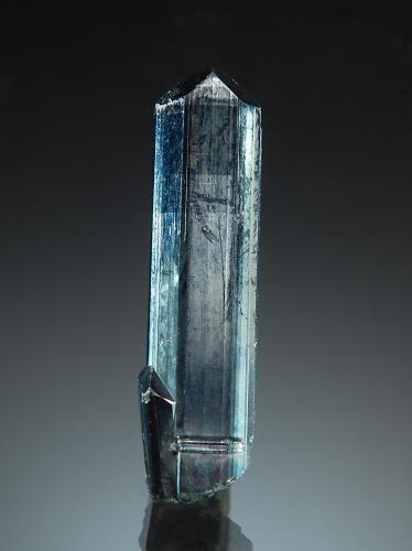 Stibnite<br />Ichinokawa Mine, Saijo, Ehime Prefecture, Shikoku Island, Japan<br />0.7 x 2.5 cm<br /> (Author: crosstimber)