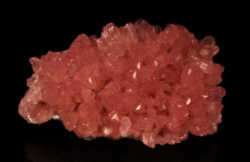 Calcite (variety cobaltoan calcite)<br />Aghbar Mine (Arhbar Mine), Bou Azzer mining district, Zagora Province, Drâa-Tafilalet Region, Morocco<br />90 mm x 58 mm x 47 mm<br /> (Author: Don Lum)