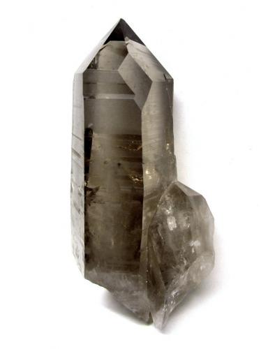 Quartz (var. smokey)<br />Galiléia, Vale do Rio Doce, Minas Gerais, Brasil<br />Specimen height 14 cm<br /> (Author: Tobi)