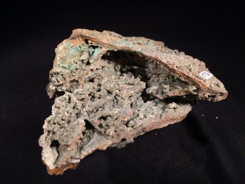 Hemimorphite<br />79 Mine, Chilito, Hayden area, Banner District, Dripping Spring Mountains, Gila County, Arizona, USA<br />130 mm x 90 mm x 70 mm<br /> (Author: Robert Seitz)