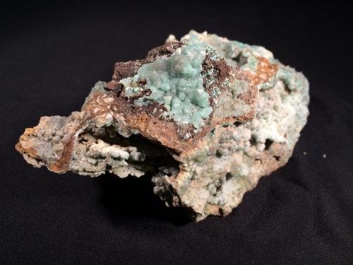 Hemimorphite<br />79 Mine, Chilito, Hayden area, Banner District, Dripping Spring Mountains, Gila County, Arizona, USA<br />130 mm x 90 mm x 70 mm<br /> (Author: Robert Seitz)