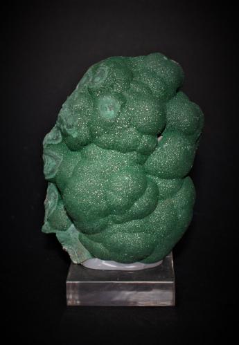 Malachite<br />Katanga Copper Crescent, Katanga (Shaba), Democratic Republic of the Congo (Zaire)<br />70mm x 50mm x 30mm<br /> (Author: Philippe Durand)