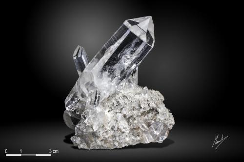 Quartz<br />Mount Ida, Montgomery County, Arkansas, USA<br />95 X 79 mm<br /> (Author: Manuel Mesa)