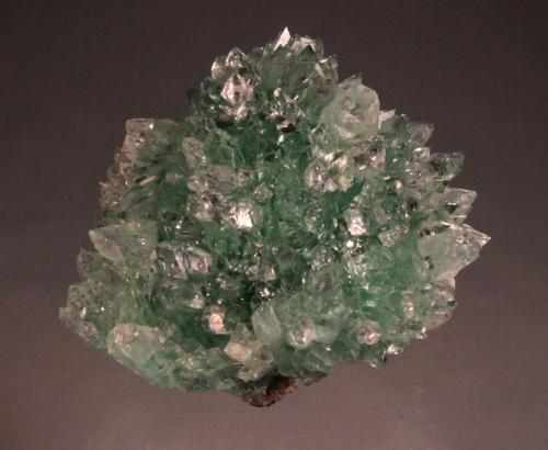 Fluorapophyllite-(K)<br />Pashan Hills, Khadakwasla Dam, Pashan, Pune District (Poonah District), Maharashtra, India<br />73mm x 72mm x 59 mm<br /> (Author: Don Lum)