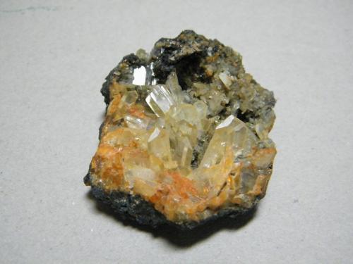 Anglesite<br />Tsumeb Mine, Tsumeb, Otjikoto Region, Namibia<br />50mm x 60mm x 25mm<br /> (Author: Heimo Hellwig)