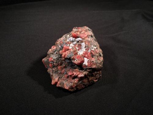 Rhodonite, Galena<br />North Mine (North Broken Hill Mine), Broken Hill, Yancowinna County, New South Wales, Australia<br />75 mm x 58 mm x 30 mm<br /> (Author: Robert Seitz)