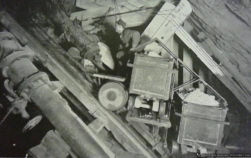 Incline shaft of the Elkhorn mine - Elkhart, Montana ca 1900. .jpg (Author: vic rzonca)