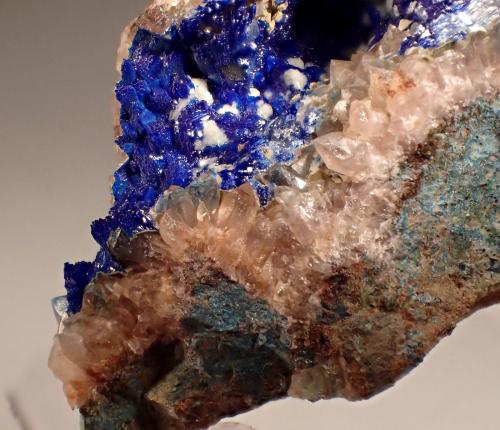 Linarite<br />Bingham, Hansonburg District, Socorro County, New Mexico, USA<br />80mm x 64mm x 39mm<br /> (Author: Don Lum)