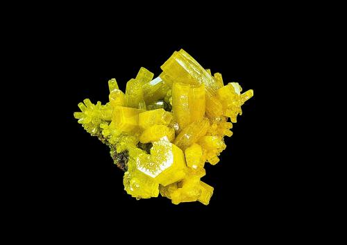 Pyromorphite<br />Bunker Hill Mine, Bunker Hill properties, Kellogg, Coeur d'Alene District, Shoshone County, Idaho, USA<br />3.7 cm<br /> (Author: Nunzio)