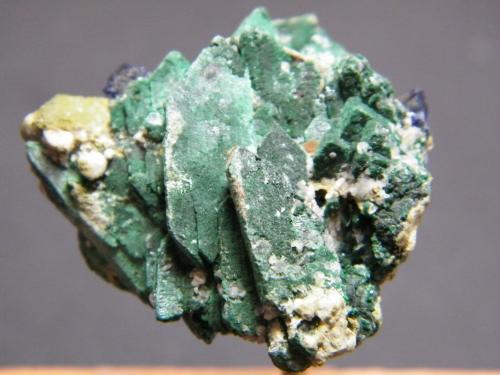 Malachite after Azurite<br />Tsumeb Mine, Tsumeb, Otjikoto Region, Namibia<br />38mm x 36mm x 15mm<br /> (Author: Heimo Hellwig)