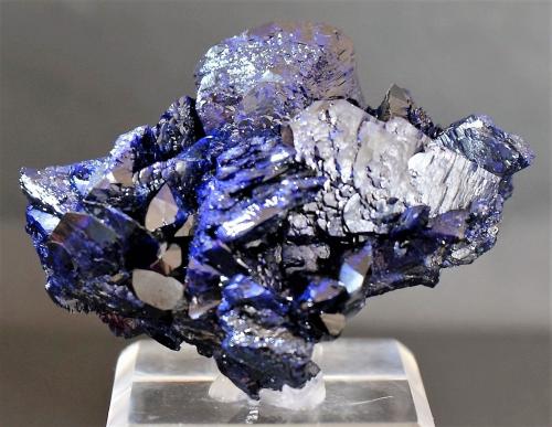 Azurite<br />Milpillas Mine, Cuitaca, Municipio Santa Cruz, Sonora, Mexico<br />60mm x 45mm x 30mm<br /> (Author: Philippe Durand)