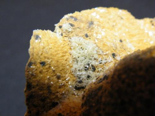 Mimetite on Dolomite<br />Tsumeb Mine, Tsumeb, Otjikoto Region, Namibia<br />100mm x 60mm x 45mm<br /> (Author: Heimo Hellwig)