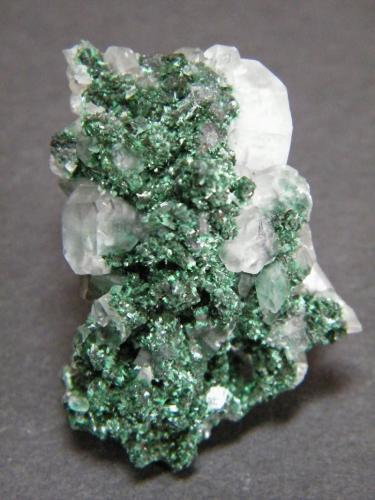 Smithsonite and Malachite<br />Tsumeb Mine, Tsumeb, Otjikoto Region, Namibia<br />30mm x 42mm x 20mm<br /> (Author: Heimo Hellwig)