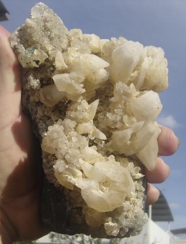 Calcita<br />Frederico Westphalen, Noroeste Rio-grandense, Rio Grande do Sul, Brazil<br />18 x 11 x 6 cm<br /> (Autor: Anisio Claudio)