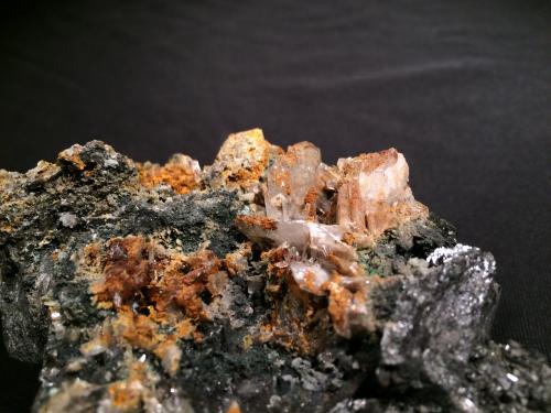 Anglesite, Galena<br />Touissit, Touissit District, Jerada Province, Oriental Region, Morocco<br />110 mm x 80 mm x 55 mm<br /> (Author: Robert Seitz)