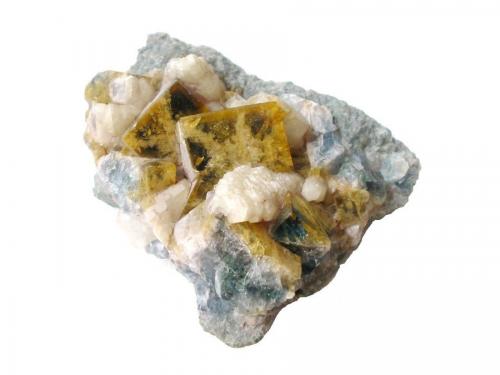 Fluorite<br />Holzmühlental Quarry, Flechtingen Hills, Flechtingen, Börde, Saxony-Anhalt/Sachsen-Anhalt, Germany<br />6,5 x 4,5 cm<br /> (Author: Andreas Gerstenberg)
