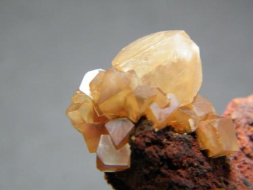 Calcite<br />Tsumeb Mine, Tsumeb, Otjikoto Region, Namibia<br />30mm x 65mm x 25mm<br /> (Author: Heimo Hellwig)