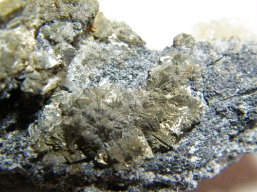 Pyrite and Anglesite<br />Tsumeb Mine, Tsumeb, Otjikoto Region, Namibia<br />130mm x 50mm x 60mm<br /> (Author: Heimo Hellwig)