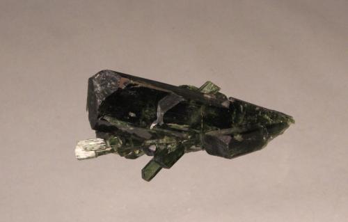 Diopside<br />Laila base camp area, Ghanche District, Gilgit-Baltistan (Northern Areas), Pakistan<br />56mm x 32mm x 26mm<br /> (Author: Don Lum)