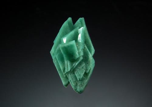 Heulandite with Celadonite inclusions<br />Distrito Aurangabad, Maharashtra, India<br />1.2 x 2.1 cm<br /> (Author: crosstimber)