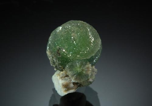 Wavellite<br />Mauldin Mountain Quarries, Mauldin Mountain, Montgomery County, Arkansas, USA<br />1.4 x 1.7 cm<br /> (Author: crosstimber)