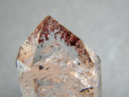 Quartz<br />Goboboseb Mountains, Brandberg area, Erongo Region, Namibia<br />19mm x 40mm x 13mm<br /> (Author: Heimo Hellwig)