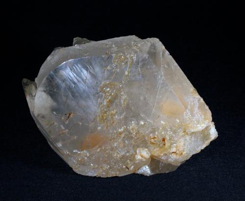 Calcita<br />Mina Carolina, Huerto de Quiscorval o Cascorval, Aciera, Quirós, Comarca de Oviedo, Principado de Asturias (Asturias), España<br />16 x 12 cm.<br /> (Autor: Darío Menéndez)