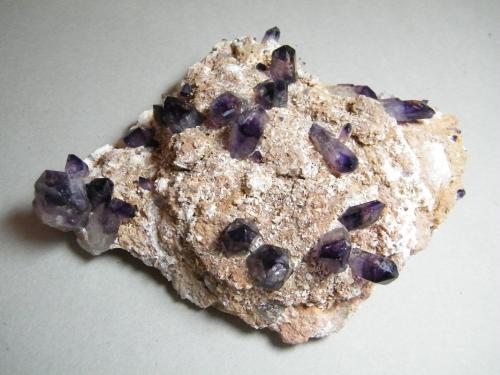 Quartz var Amethyst<br />Brandberg area, Erongo Region, Namibia<br />220mm x 152mm x 93mm<br /> (Author: Heimo Hellwig)