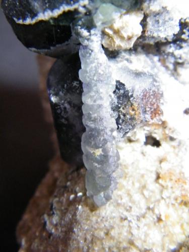 Fluorite and Muscovite<br />Erongo Mountain, Usakos, Erongo Region, Namibia<br />67mm x 65mm x 50mm<br /> (Author: Heimo Hellwig)