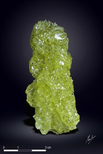 Sulphur<br />El Desierto Mine, San Pablo de Napa, Daniel Campos Province, Potosí Department, Bolivia<br />78 x 32 mm<br /> (Author: Manuel Mesa)