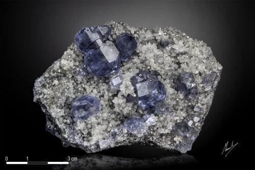 Fluorite<br />Shizhuyuan Mine, Dongpo, Yizhang District, Chenzhou Prefecture, Hunan Province, China<br />90 x 60 mm<br /> (Author: Manuel Mesa)