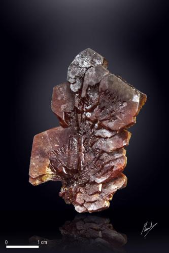 Vanadinita<br />Mibladen (Mibladen mining district), Midelt, Midelt Province, Drâa-Tafilalet Region, Morocco<br />50 X 27 mm<br /> (Autor: Manuel Mesa)